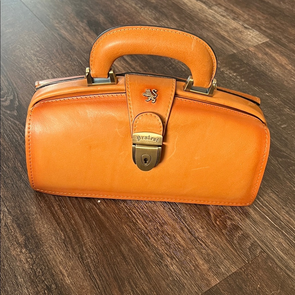 Pratesi Brown Leather Satchel - Picture 2 of 11